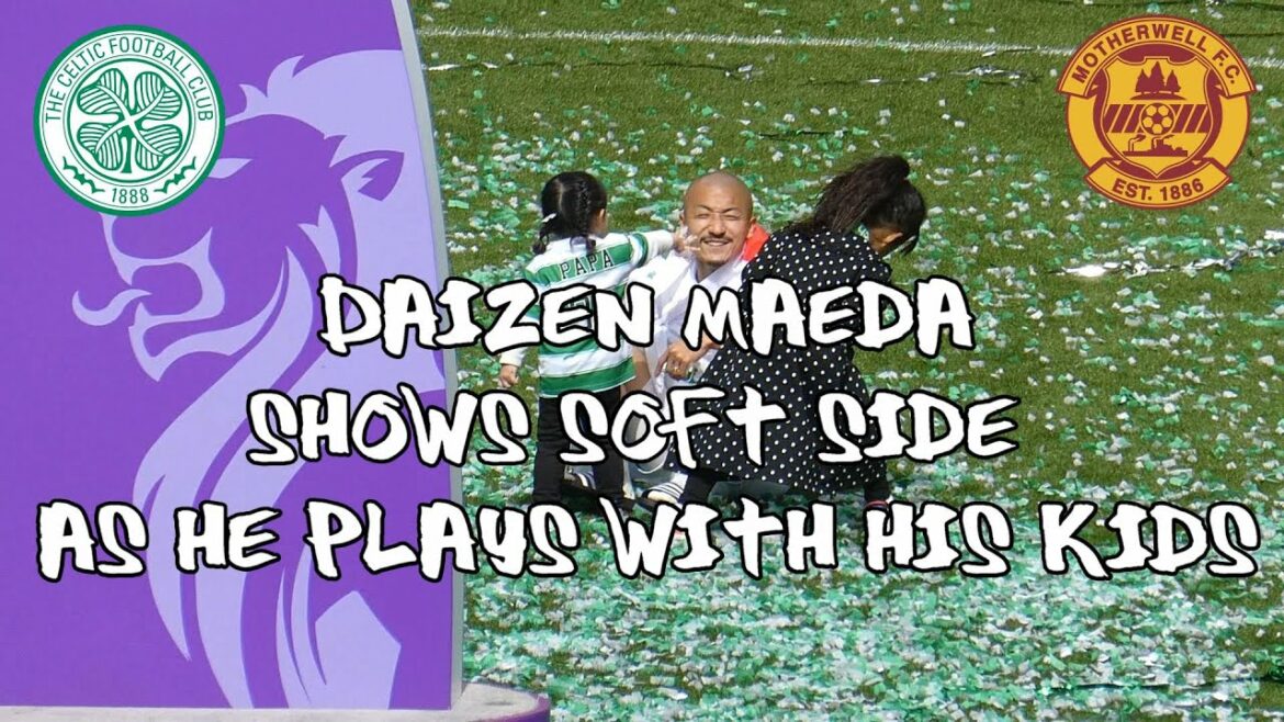 Celtic 6 – Motherwell 0 – Celtic – Daizen Maeda Daizen Maeda – Plays With His Family – 14 May 2022 Celtic 6 - Motherwell 0 - Celtic - Daizen Maeda Daizen Maeda - Plays With His Family - 14 May 2022