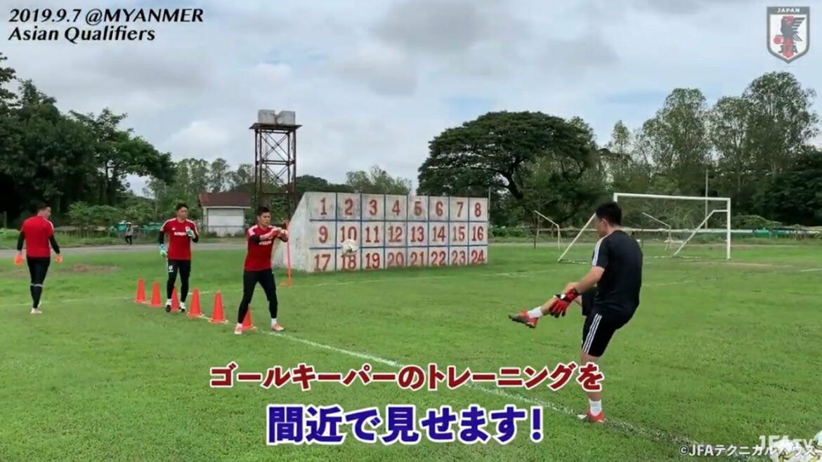 [Japan national team goalkeeper camera]Shows the training of Kawashima, Gonda, and Schmidt up close ~INSIDE TRAINING~