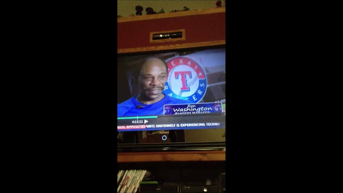 Ron washington on Yu Darvish