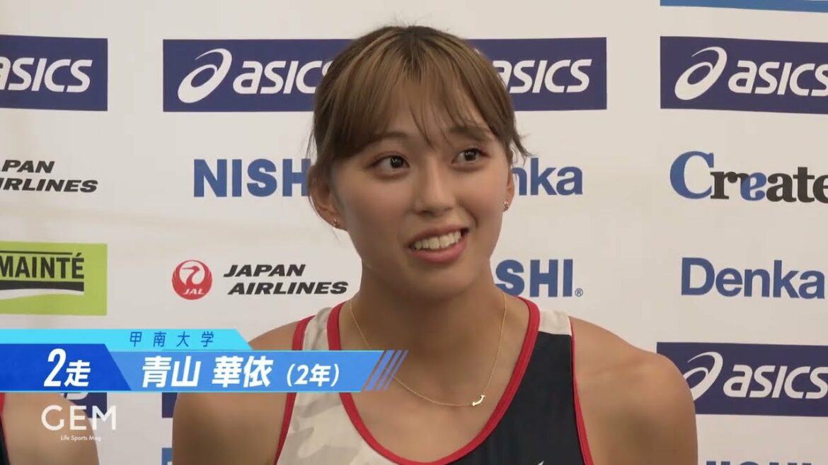 [Voice]Japan Championship Women's 4 x 100m Relay, Konan University's first victory.  (2022/10/02 @ National Stadium)