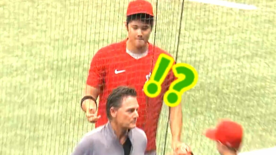 [shoheiotani]My uncle didn't realize that Shohei Otani was behind him... I'm surprised!  !  !