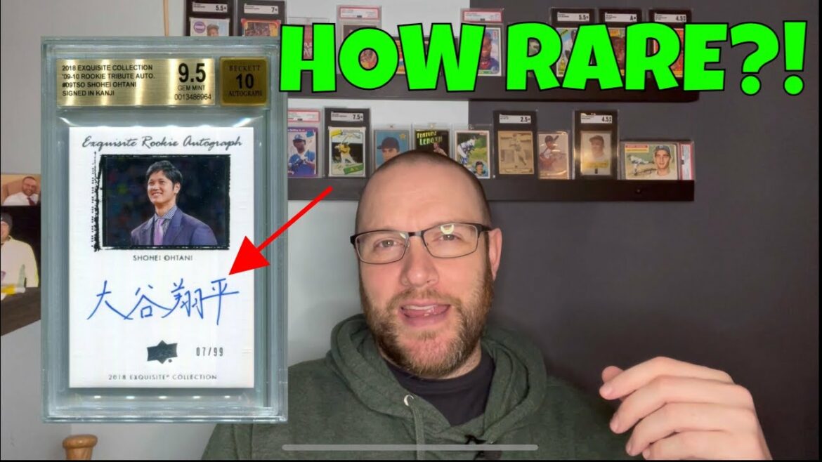 Mystery: how rare is Shohei Ohtani's Kanji autograph on baseball cards?