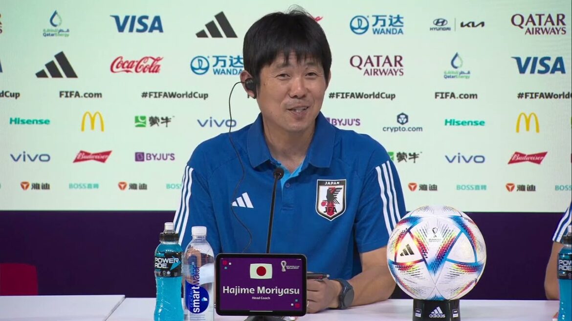 Coach Moriyasu hopes Japan can "dominate and win" against Croatia