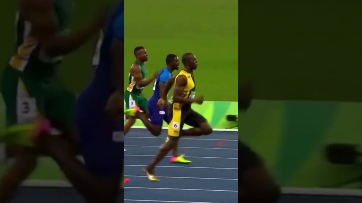 Usain Bolt last Olympic 100m 🔥⚡️