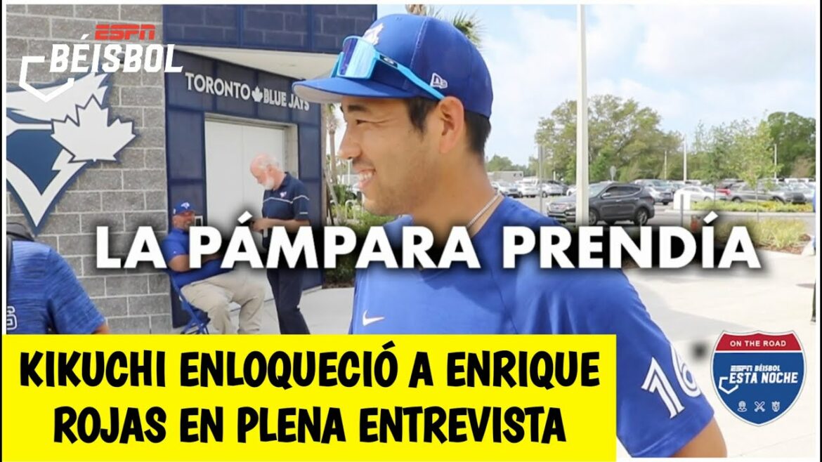 AWESOME Japanese Kikuchi LEARNS Spanish from Dominicans in Toronto |  ESPN Baseball