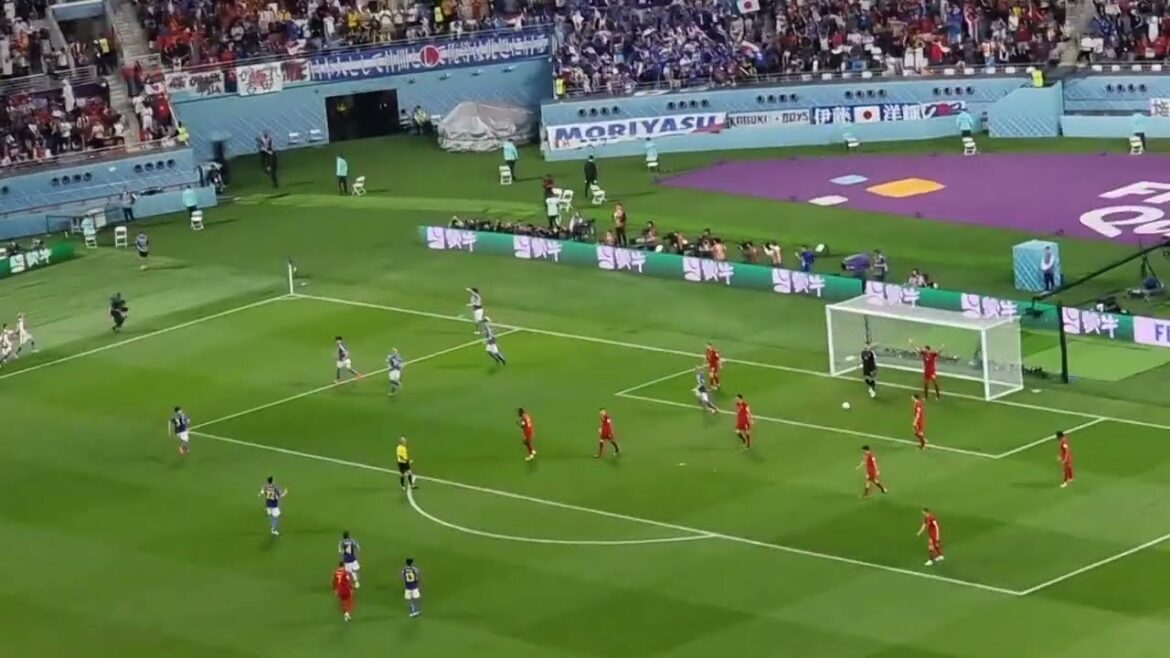 Japan 2-1 Spain, Tanaka winner