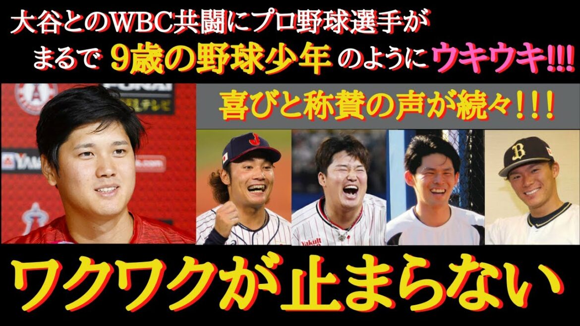 [Acclaimed by Otani]Professional baseball players look like young baseball players "I definitely want to win" I can't stop being excited about Shohei Otani's participation in the WBC![Shohei Ohtani][Ohtani WBC]