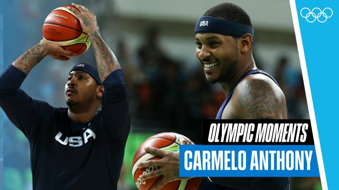 Carmelo Anthony’s highlights at the Olympics! πΊπΈπ Carmelo Anthony's highlights at the Olympics! πΊπΈπ