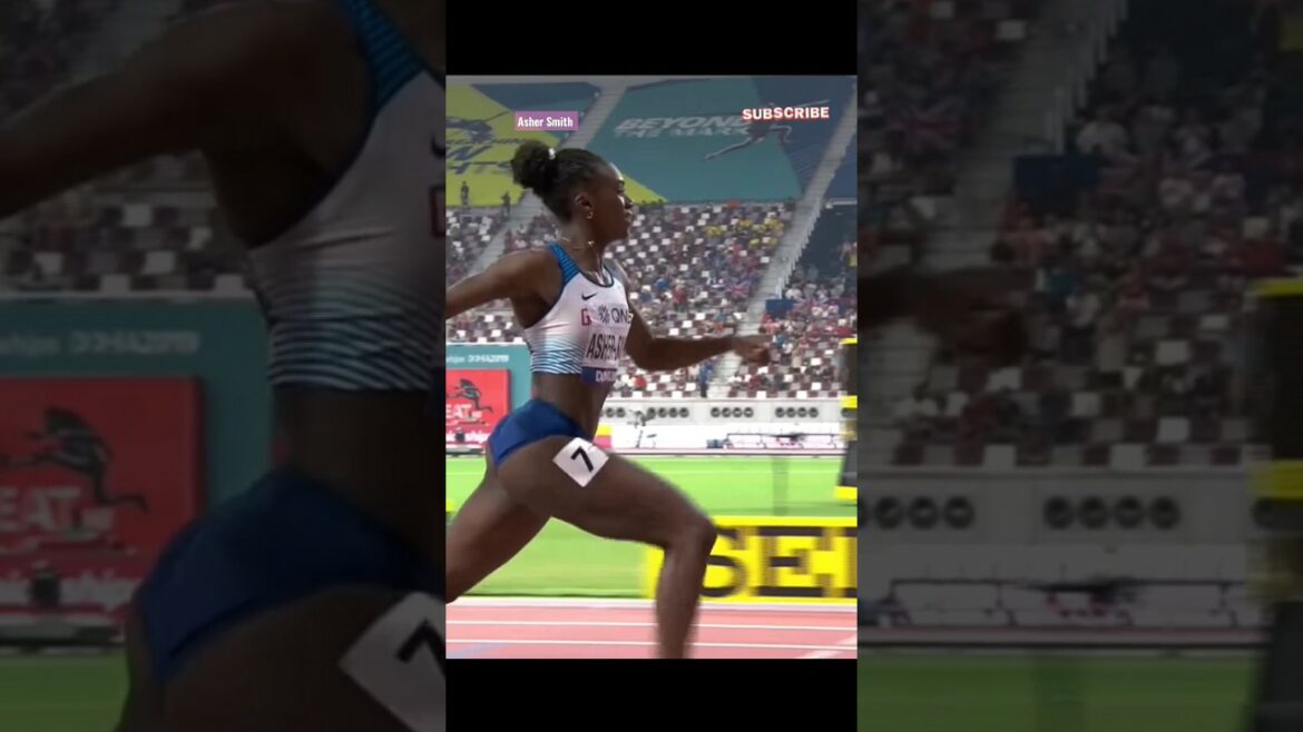 #British top-class female athlete #Dina Asher "Smith #short video 🎖️