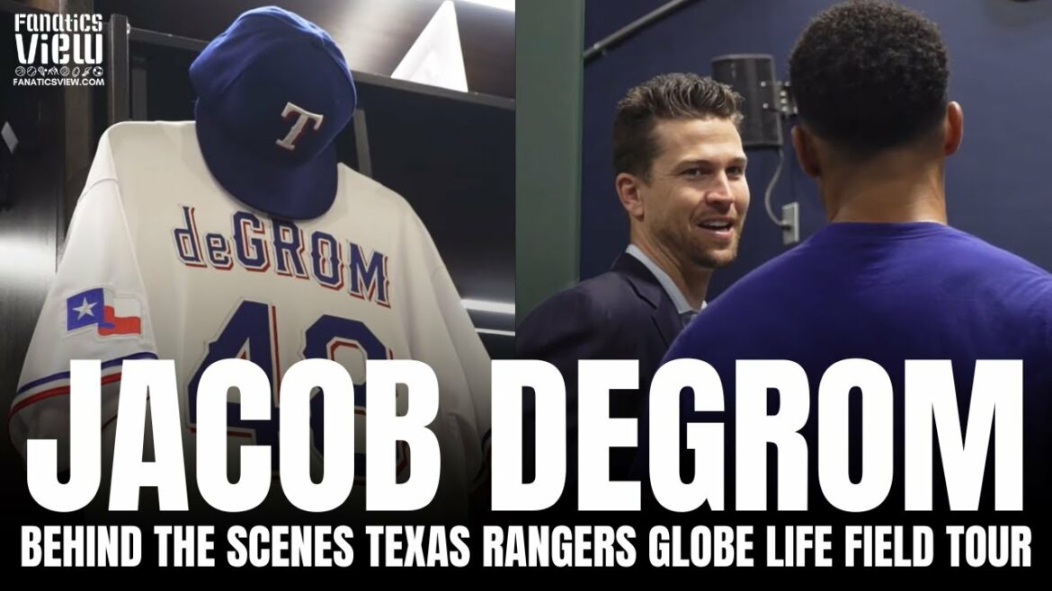 Behind the Scenes of Jacob DeGrom Tour of Texas Rangers Facility & Meets With Marcus Semien