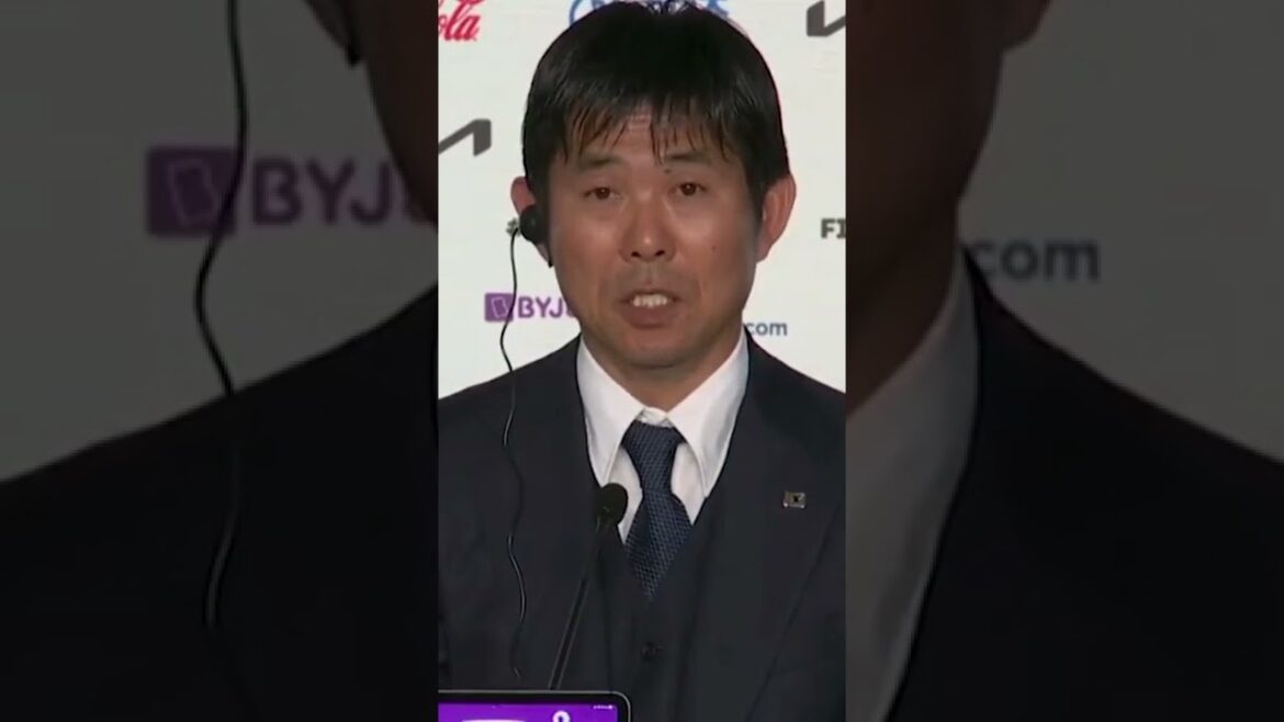 Japan head coach Hajime Moriyasu on Spain & Germany