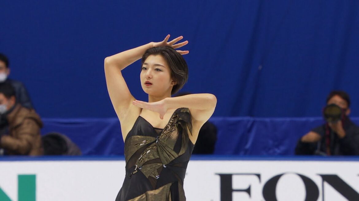 Kaori Sakamoto Women's SP 1st place[All Japan Figure Skating Championships 2022]