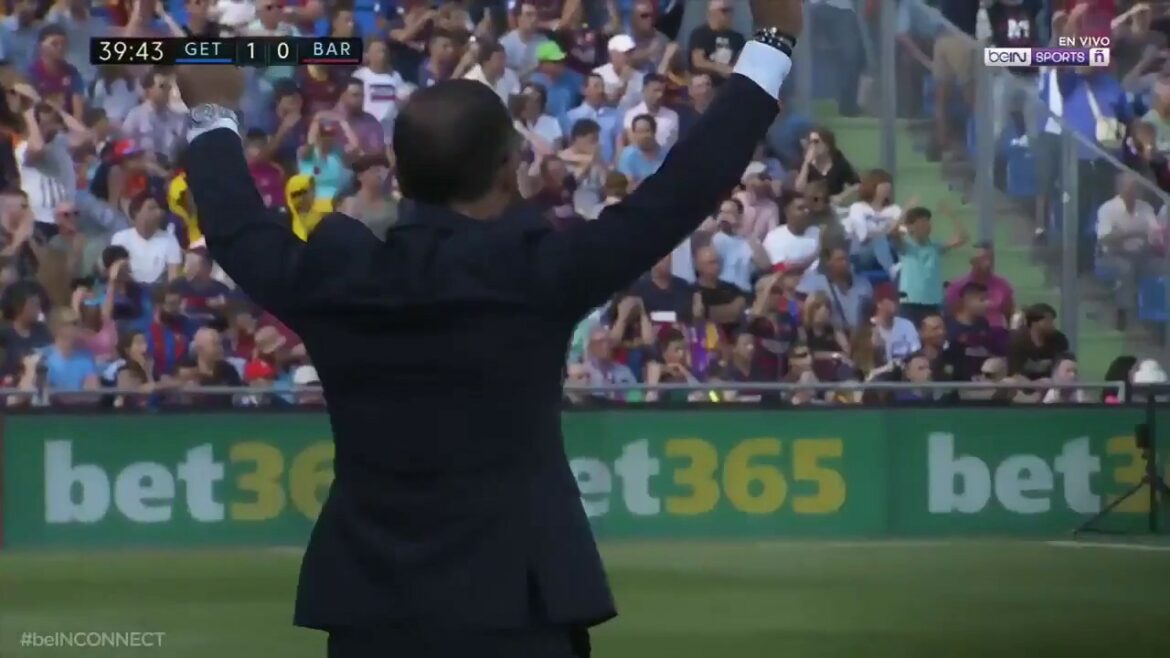 GOLAZO de GAKU SHIBASAKI Getafe 1-0 Barcelona [La Liga] 16/09/2017