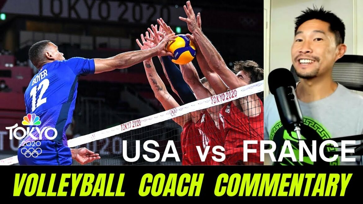 Volleyball Coach Commentary – USA vs France (Men’s Prelim Pool B) | Tokyo 2020 Olympics Volleyball Coach Commentary - USA vs France (Men's Prelim Pool B) | Tokyo 2020 Olympics