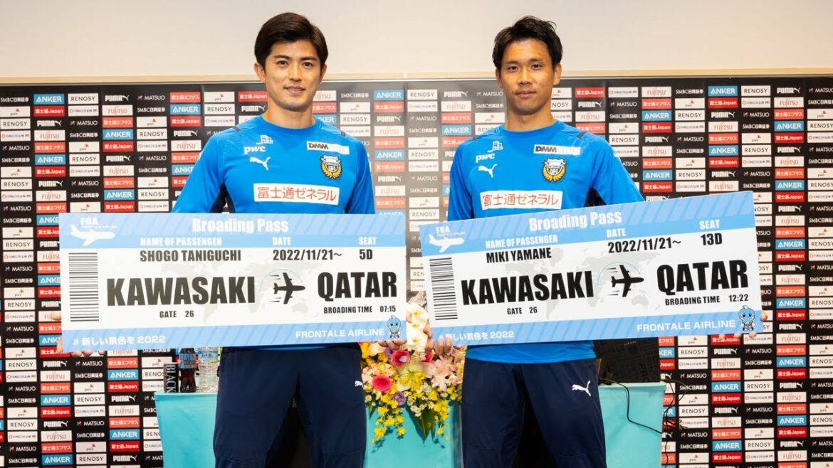 Taniguchi and Yamane selected as members of the Japan national football team for the FIFA World Cup Qatar 2022™!