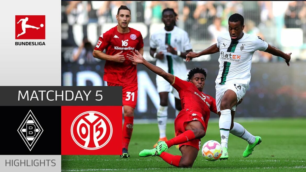 Borussia M'gladbach - 1. FSV Mainz 05 0-1 |  Highlights |  Matchday 5 – Bundesliga 2022/23