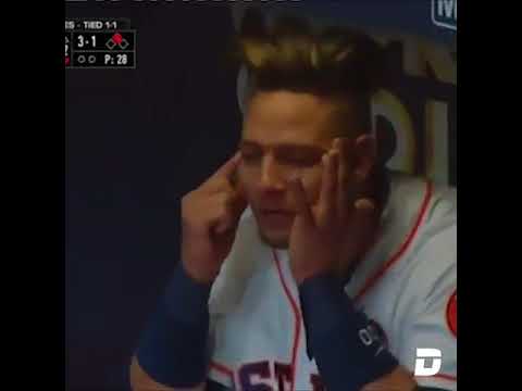 Astros Yuli Gurriel makes racist gesture towards Dodgers Yu Darvish Astros Yuli Gurriel makes racist gesture towards Dodgers Yu Darvish