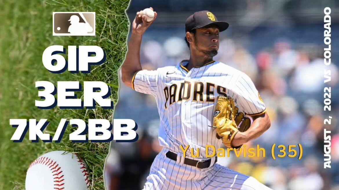 Yu Darvish Yu Darvish Yes 10th win | Aug 2, 2022 | MLB highlights
