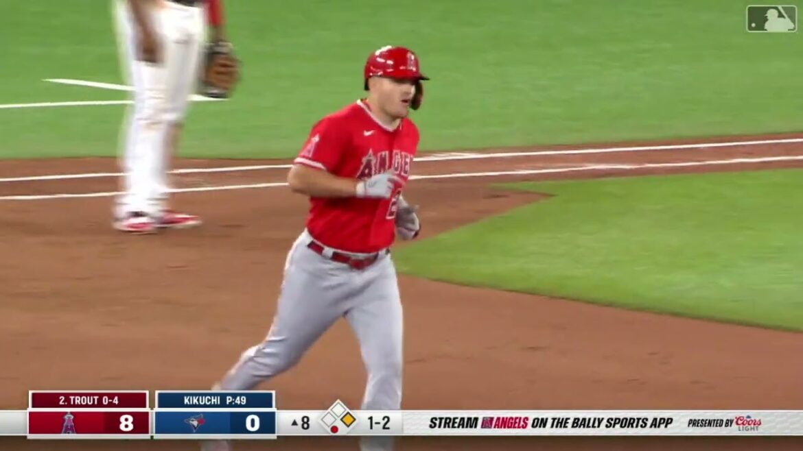 [MLB] Angels Trout hits a big home run from Yusei Kikuchi! Break your team's scoring record!