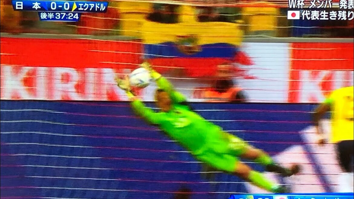 Japan v Ecuador Penalty Schmidt Daniel super save