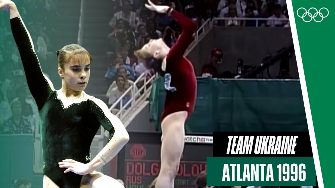 Team Ukraine's 🇺🇦 unforgettable floor routines at Atlanta 1996!