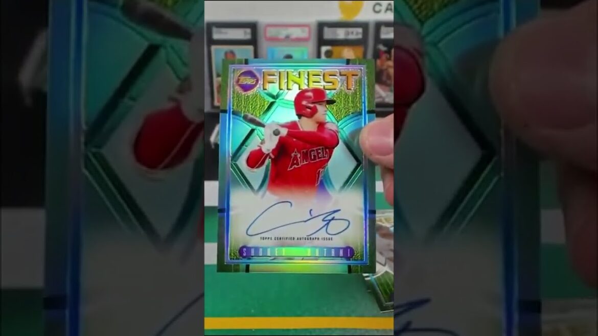 2022 Topps Finest Flashbacks Shohei Ohtani Autograph! #shorts