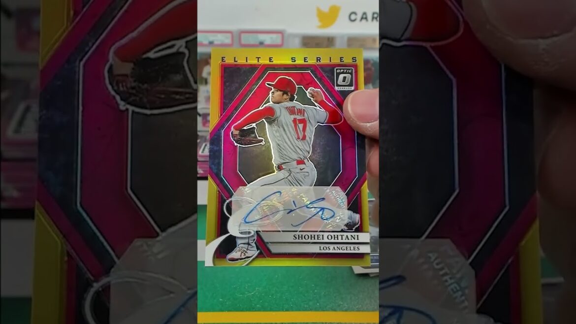 2022 Donruss Optic Shohei Ohtani Elite Series Signatures Gold /10! #shorts #panini #angels