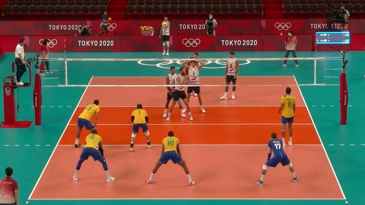 Volleyball Tokyo Olympics USA – Brazil 1:3 FULL Match Volleyball Tokyo Olympics USA - Brazil 1:3 FULL Match