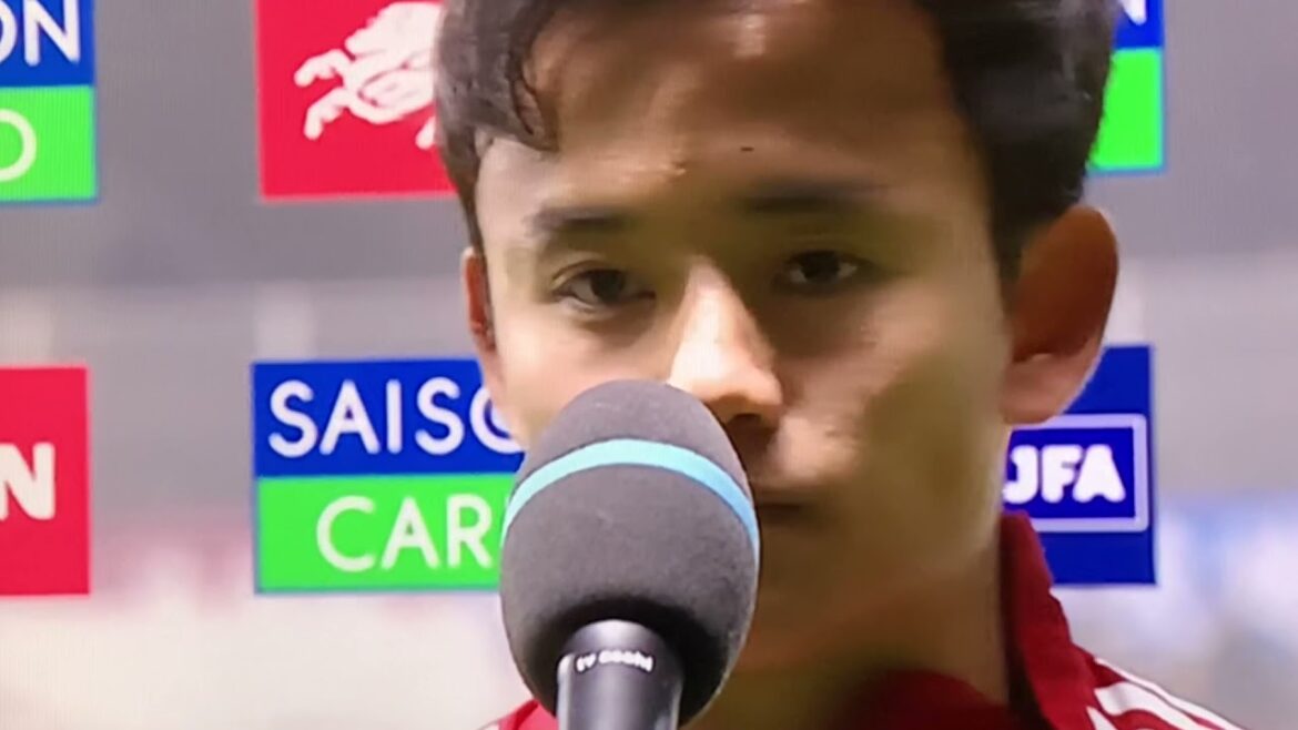 Japan National Team Takefusa Kubo Kou Itakura won't be able to score two goals from now on, so I want you to savor your joy.