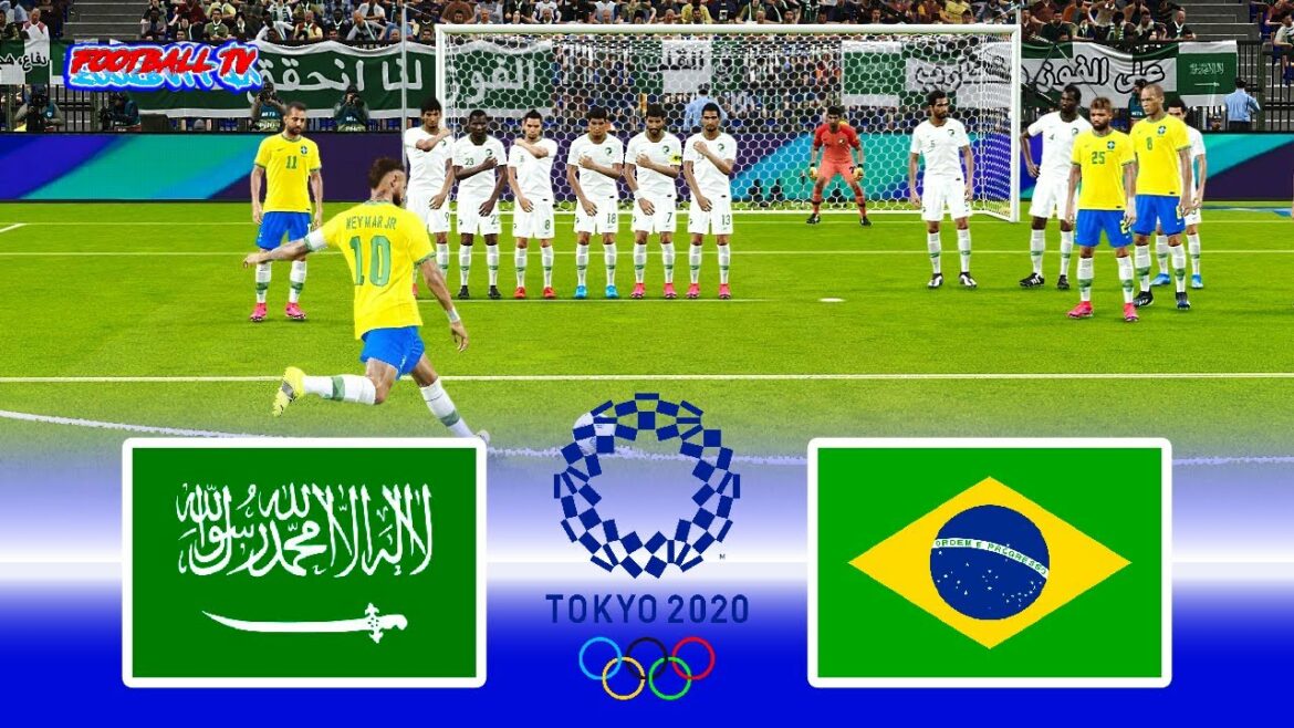 PES 2021 - Saudi Arabia vs Brazil - Olympic Games 2020 - eFootball Gameplay