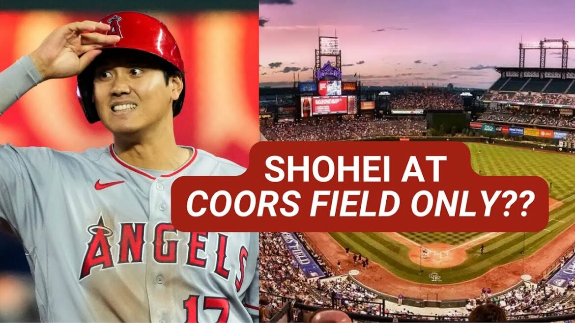 If Shohei Ohtani played at COORS FIELD #shorts If Shohei Ohtani played at COORS FIELD #shorts