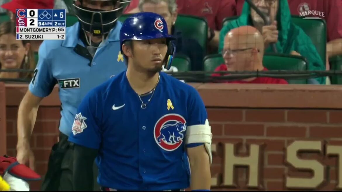 Seiya Suzuki Multi-hit without losing to a terrible misjudgment! Two hits from good pitcher Montgomery! Seiya Suzuki Multi-hit without losing to a terrible misjudgment! Two hits from good pitcher Montgomery!