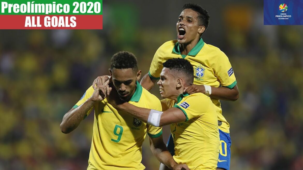 2020 CONMEBOL Pre-Olympic in Colombia. All Goals.