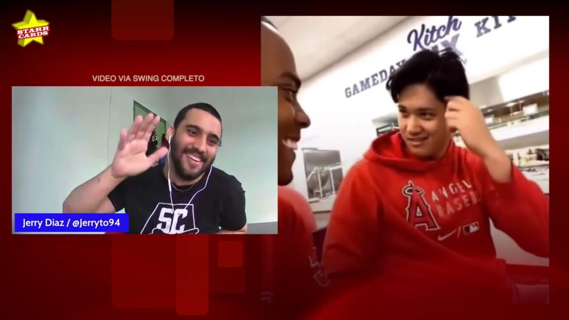Shohei Ohtani makes surprise cameo in Raisel Iglesias' interview on Swing Completo