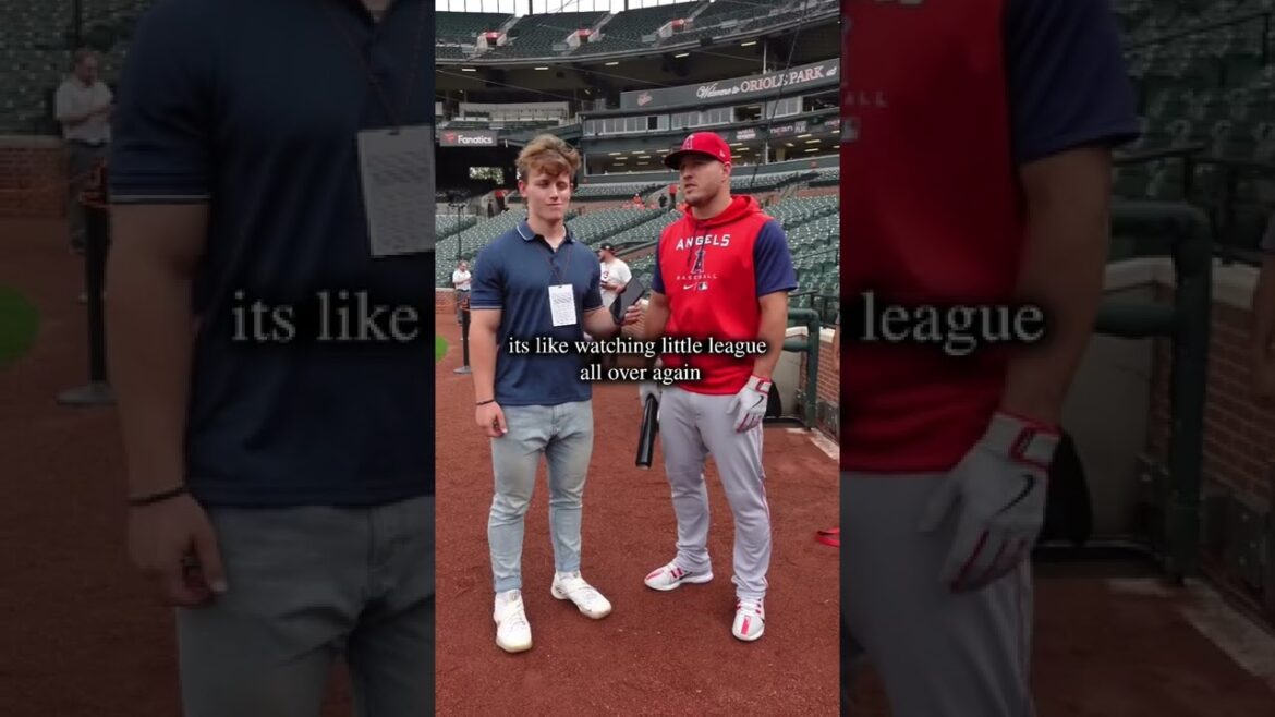 What Mike Trout has learned from playing with Shohei Ohtani 🔥🐐#shorts