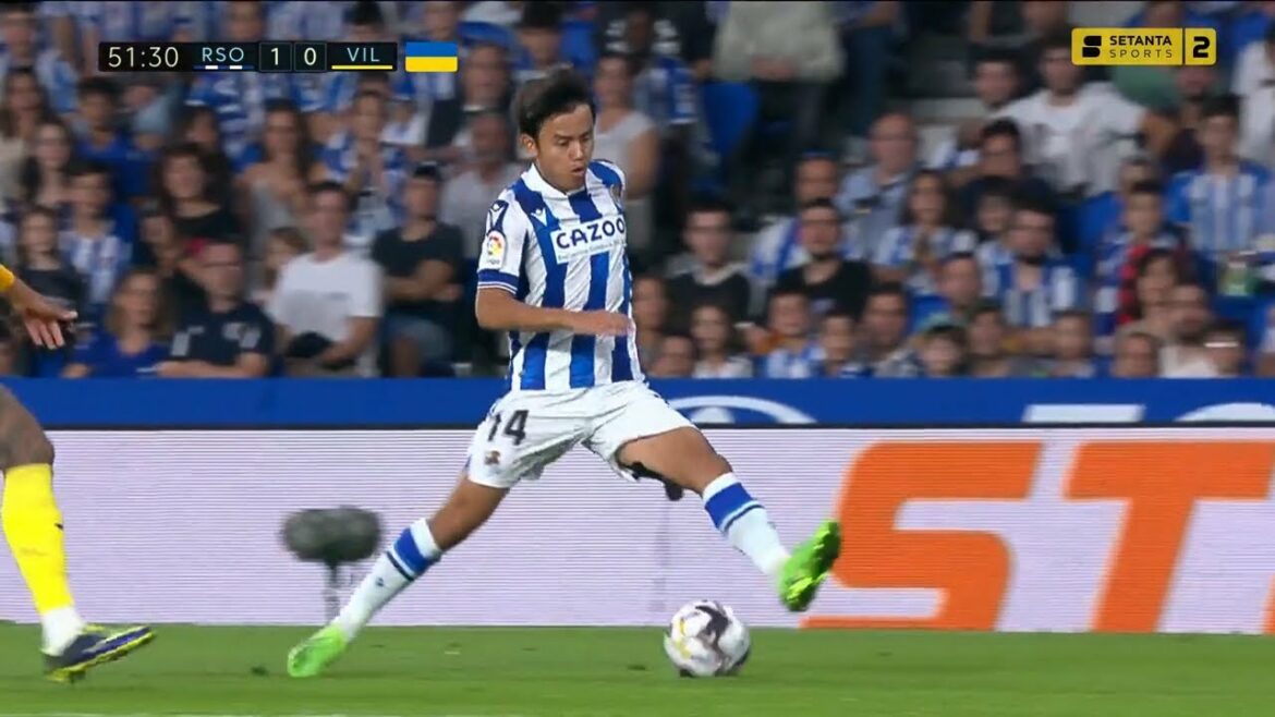 Takefusa Kubo Best dribbling skills in 2022, settled with fouls only