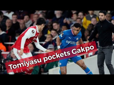 Tomiyasu vs Gakpo | Tomiyasu vs Gakpo | アーセナル vs PSV Tomiyasu vs Gakpo | Tomiyasu vs Gakpo | アーセナル vs PSV