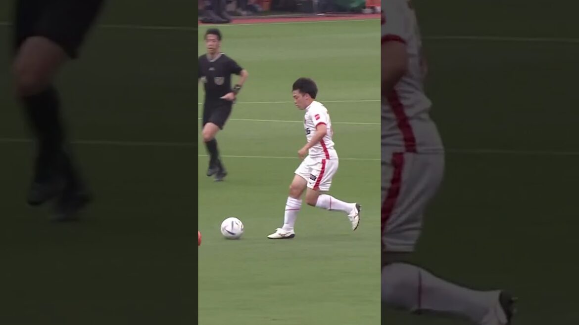 [Low trajectory shot]Yuki Soma scores a goal with a mid-range shot that crawls on the ground 🔥 Playback of the nice goal of the 2022 season 🎥[Clipping]December 17, 2022 #shorts