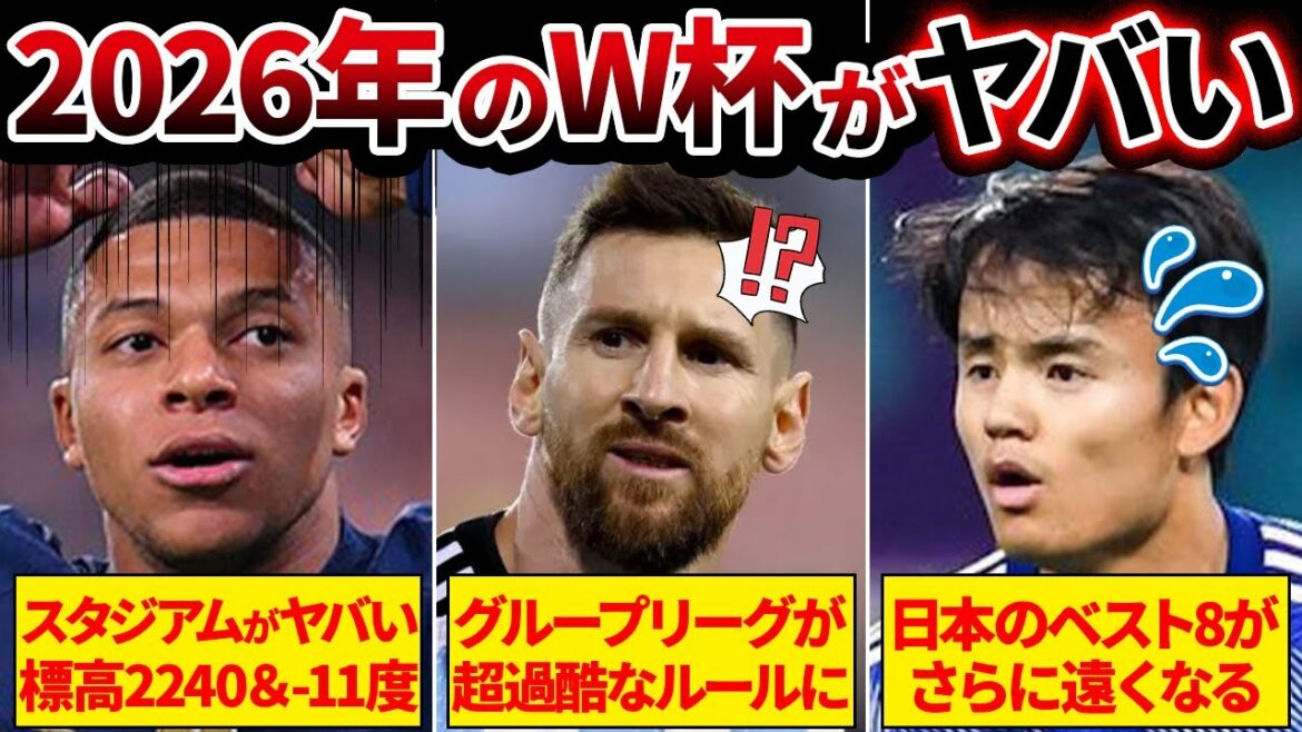 [Shock]The outline of the 2026 World Cup is too dangerous...