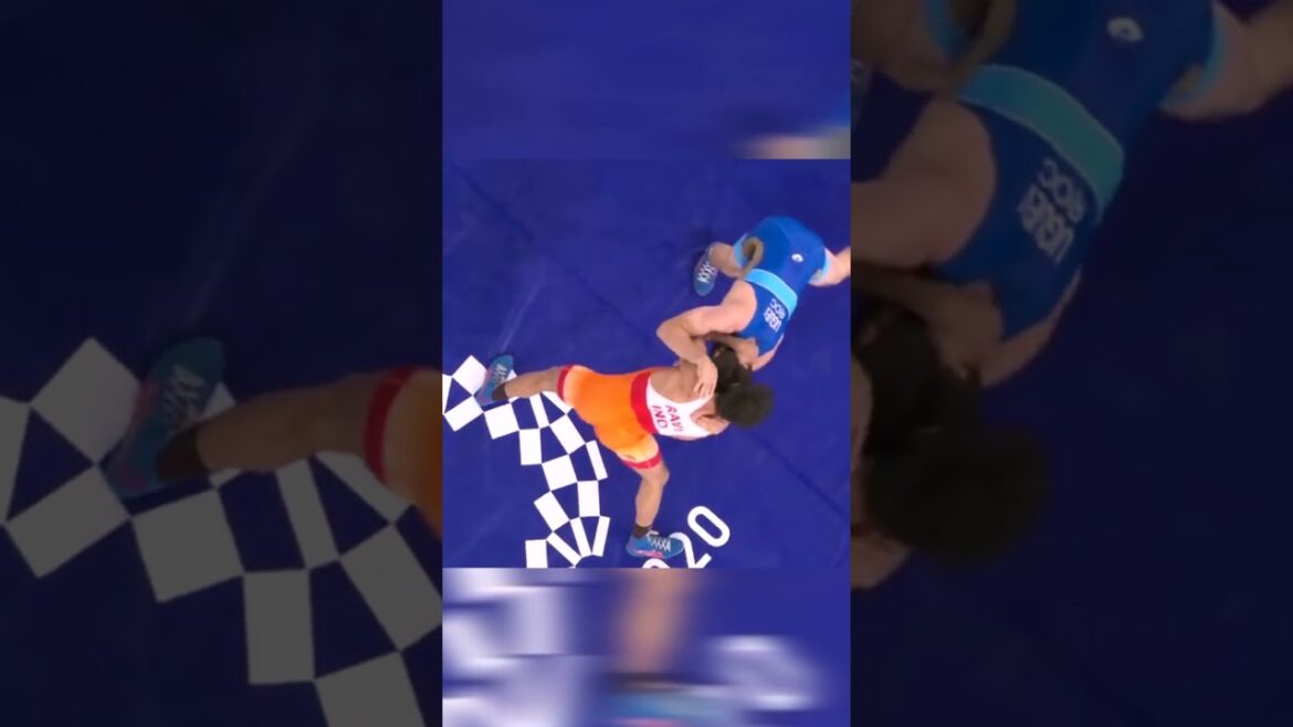 How the wrestler Zaur Uguev beautifully overcame the Indian at the Olympics