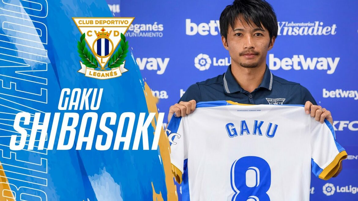 Presentation of GAKU SHIBASAKI as a CD Leganés player