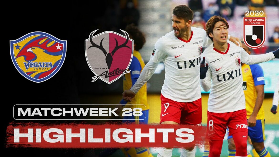 Vegalta Sendai 1-3 Kashima Antlers |  Matchweek 28 |  2020 |  J1 League
