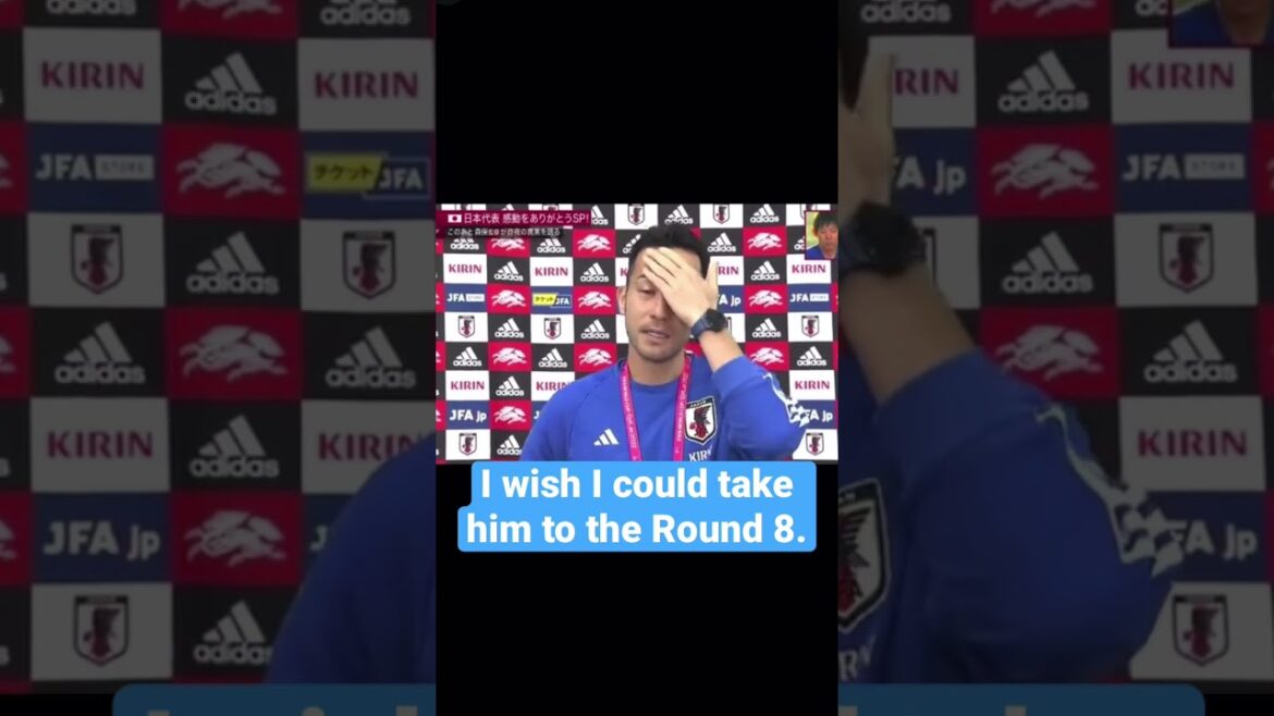 Yoshida Maya thanks Japanese head coach Moriyasu sad interview