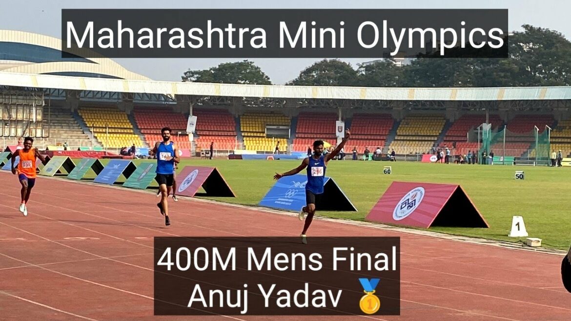 400M Mens Final | Maharashtra State Mini Olympics Games, Pune | 2023