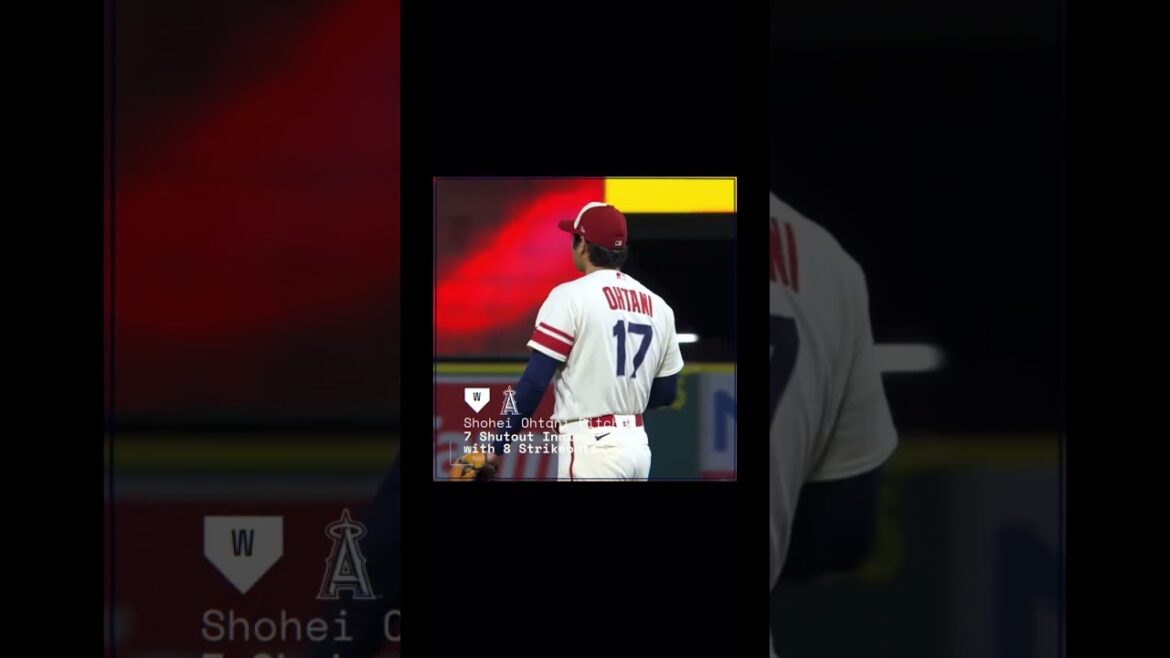 Shohei Ohtani Tosses 7 Shutout Innings in Win over Mariners #mlb #shorts #shoheiohtani