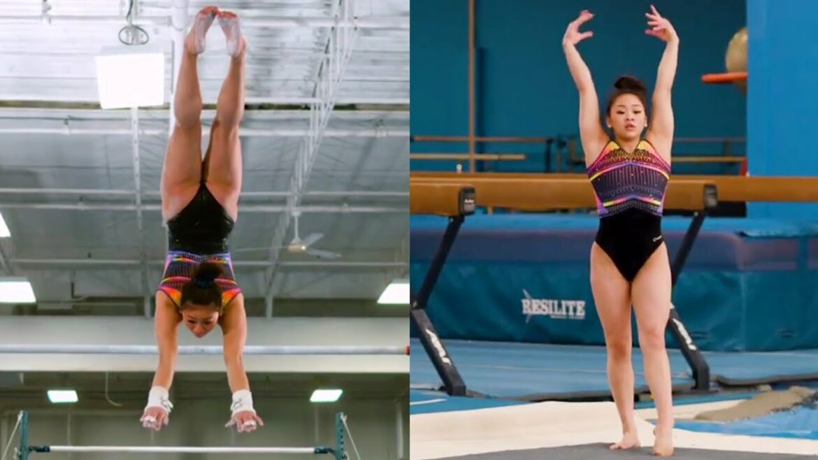 Sunisa Lee Behind the Scenes Training for Tokyo Olympics 2021 - Bars & Floor