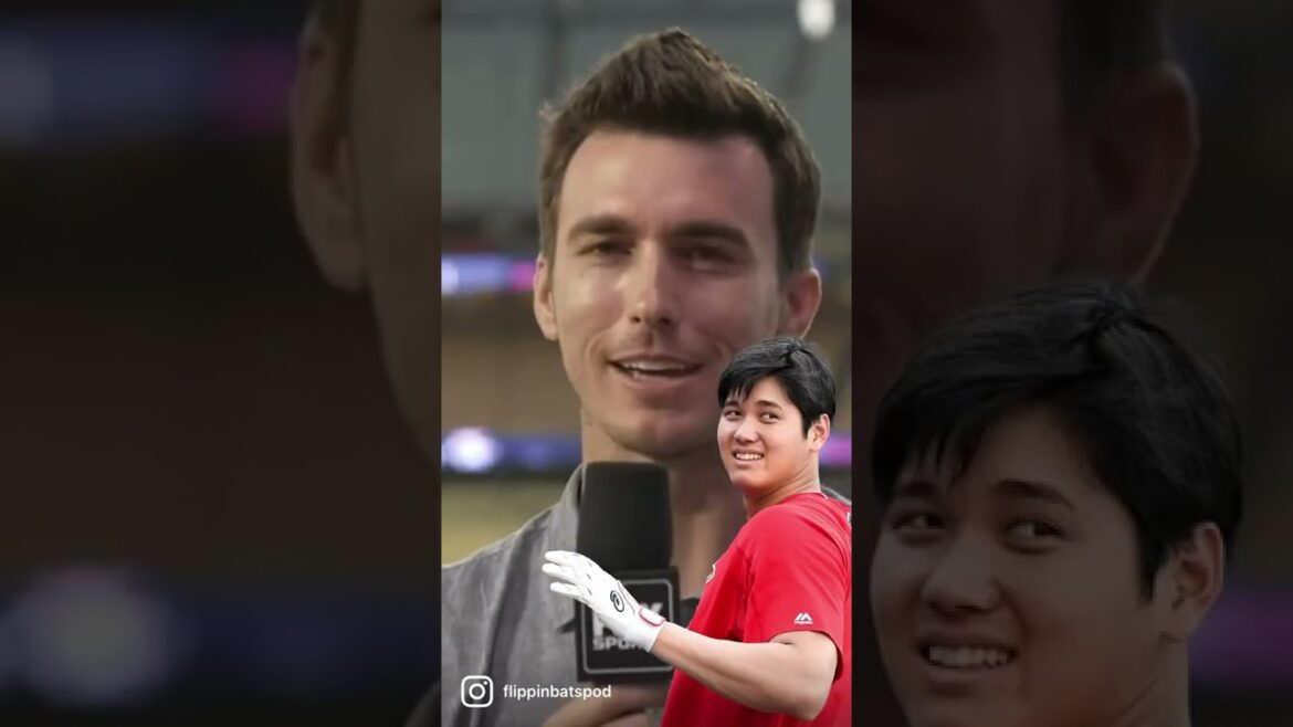 Shohei Ohtani (大谷翔平) waves at Ben Verlander during the Home Run Derby #shorts | Flippin’ Bats