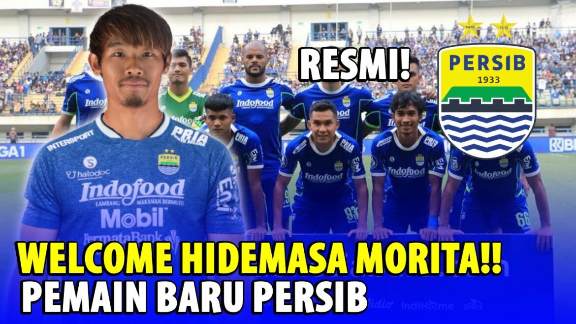 Today's Latest Persib News - Official!!  Hidemasa Morita, Luis Milla's new recruit at Persib Bandung