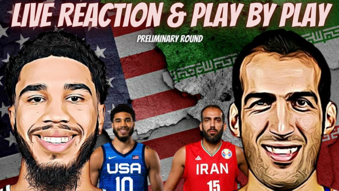 USA vs Iran | Tokyo Olympic Games 2020 | LIVE Basketball Reactions And Play By Play USA vs Iran | Tokyo Olympic Games 2020 | LIVE Basketball Reactions And Play By Play