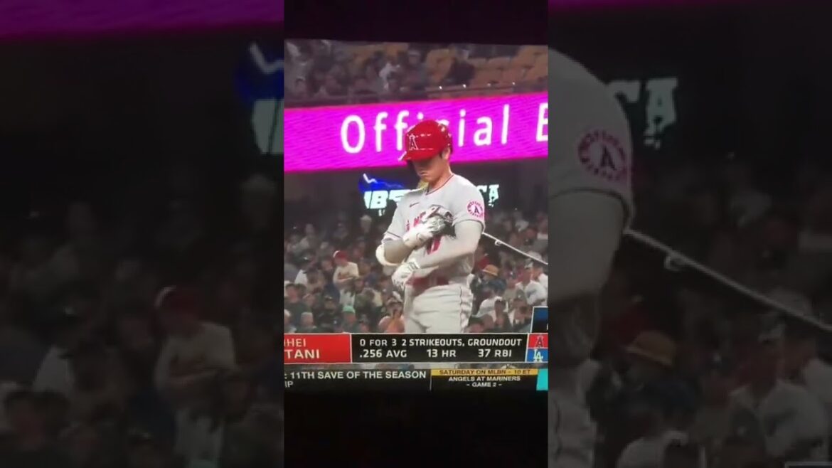 Shohei Ohtani ends the no-hitter for Tyler Anderson in the Los Angeles Dodgers I am so sad